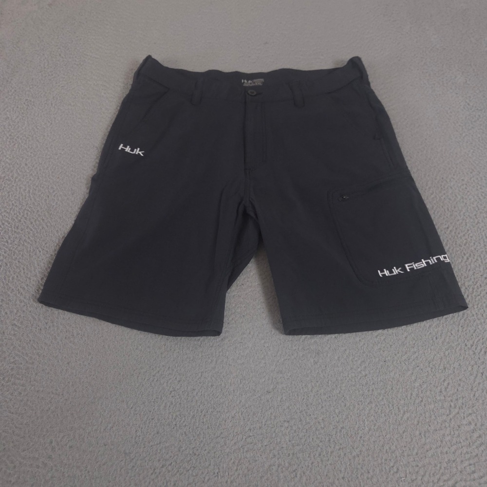 Huk Shorts Mens XXL Next Level Tech Performance Stretch Cargo Pocket Fishing